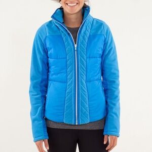 Lululemon St Moritz Zip up fleece Jacket - Beaming blue